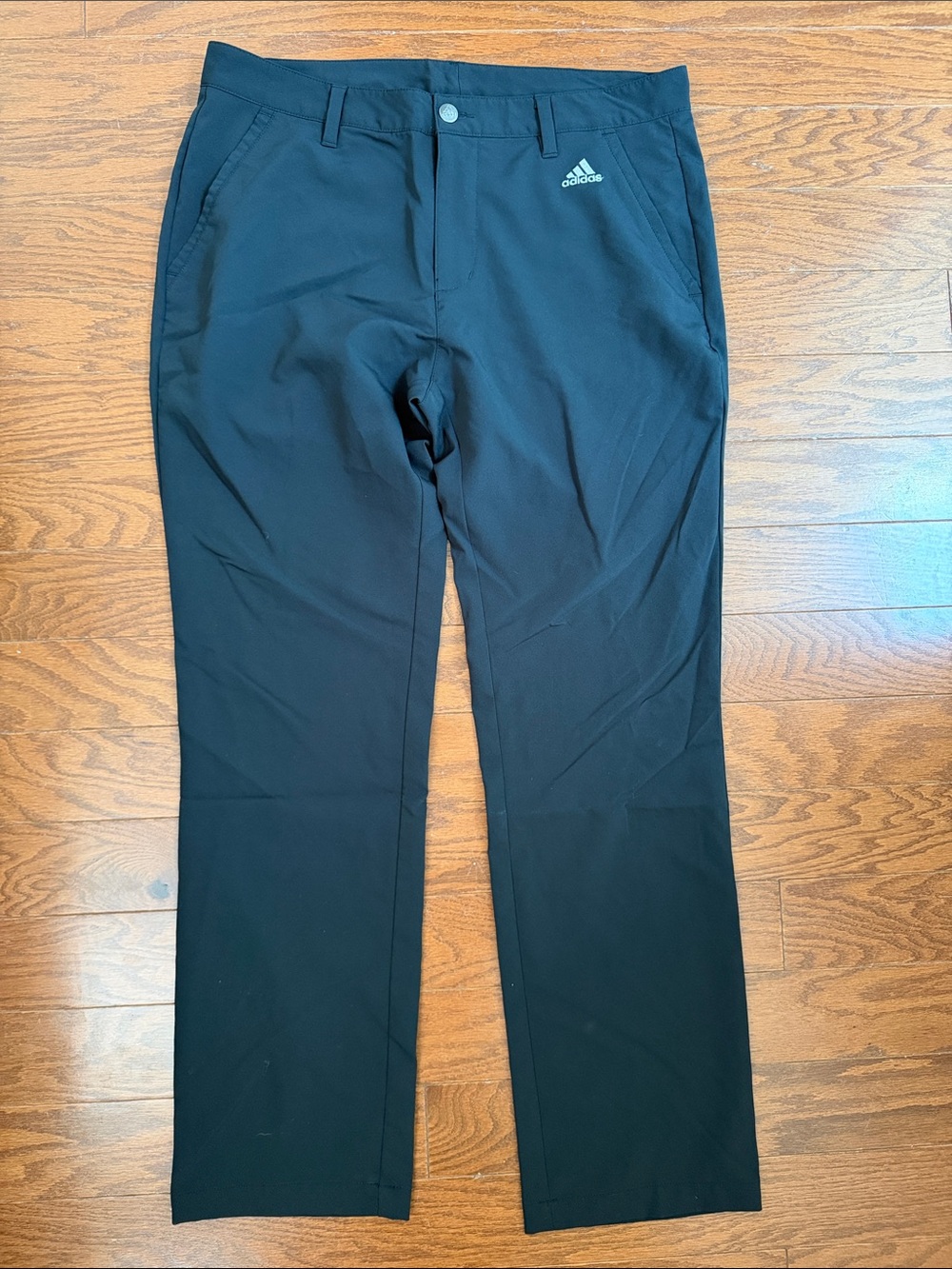 adidas Men’s Black Straight Golf Pants